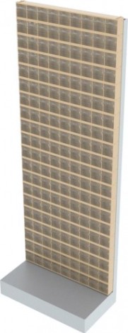 Стойка СТЕЛЛА-ТЕХНИК бежевая напольная (610х325х1650) [404-20-00-00-B]