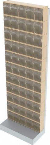 Стойка СТЕЛЛА-ТЕХНИК бежевая напольная (610х325х1850) [405-00-00-11-B]