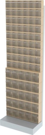 Стойка СТЕЛЛА-ТЕХНИК бежевая напольная (610х325х1850) [405-00-09-05-B]