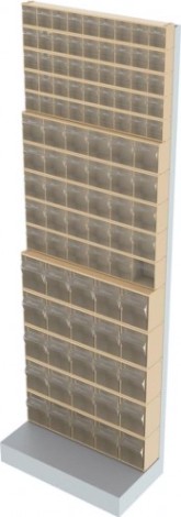 Стойка СТЕЛЛА-ТЕХНИК бежевая напольная (610х325х1850) [405-05-05-05-B]