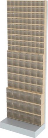 Стойка СТЕЛЛА-ТЕХНИК бежевая напольная (610х325х1850) [405-09-05-03-B]