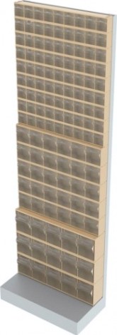 Стойка СТЕЛЛА-ТЕХНИК бежевая напольная (610х325х1850) [405-09-05-03-B]