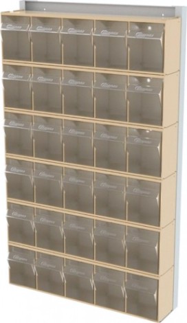 Стойка СТЕЛЛА-ТЕХНИК бежевая настенная (610х40х1000) [402-00-00-06-B]