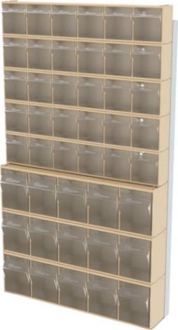 Стойка СТЕЛЛА-ТЕХНИК бежевая настенная (610х40х1000) [402-00-05-03-B]