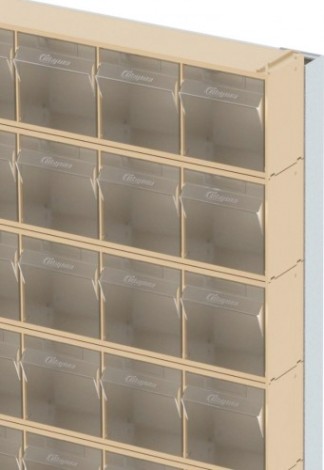 Стойка СТЕЛЛА-ТЕХНИК бежевая настенная (610х40х1000) [402-00-09-00-B]