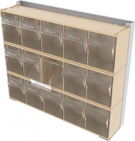 Стойка СТЕЛЛА-ТЕХНИК бежевая настенная/настольная (610х150х500) [401-00-00-03-B]