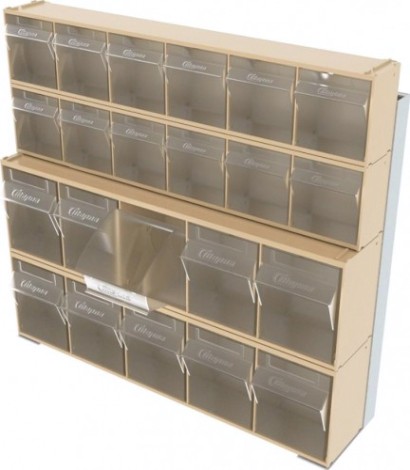 Стойка СТЕЛЛА-ТЕХНИК бежевая настенная/настольная (610х150х500) [401-00-02-02-B]