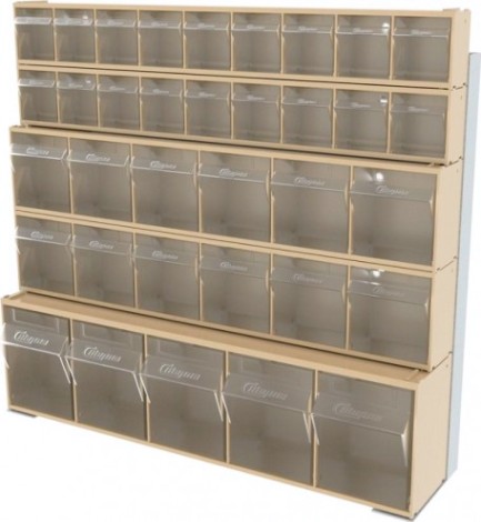 Стойка СТЕЛЛА-ТЕХНИК бежевая настенная/настольная (610х150х500) [401-02-02-01-B]