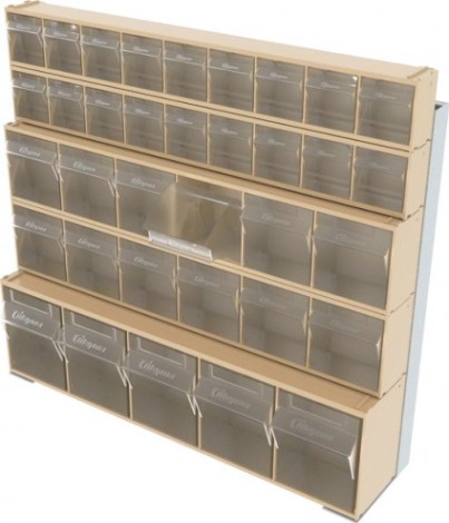 Стойка СТЕЛЛА-ТЕХНИК бежевая настенная/настольная (610х150х500) [401-02-02-01-B]