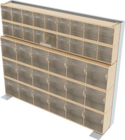 Стойка СТЕЛЛА-ТЕХНИК бежевая настенная/настольная (610х150х500) [401-02-03-00-B]