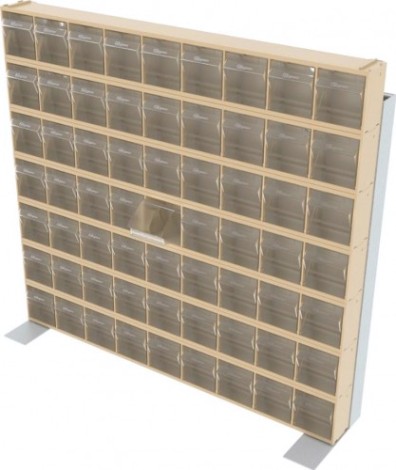 Стойка СТЕЛЛА-ТЕХНИК бежевая настенная/настольная (610х150х500) [401-07-00-00-B]