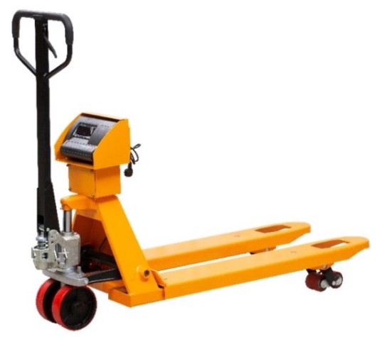 Тележка гидравлическая с весами TOR CBY-CW2 (модель Z) г/п-2,5 т, полиуретановые колеса (1023986) [1023986]