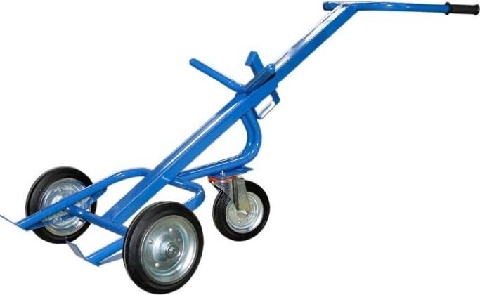 Тележка грузовая СТЕЛЛА-ТЕХНИК КБ-350 для бочек, 3-х колесная (250-К) [КБ-350-К]