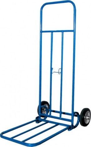 Тележка грузовая СТЕЛЛА-ТЕХНИК КГ-100 с откидной полкой, 2-х колесная (200-К) [КГ-100-200-К]