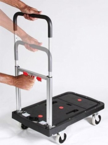Тележка платформенная складная СТЕЛЛА-ТЕХНИК FF-S 4-х колесная, сталь/алюминий/пластик 137 кг