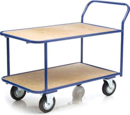 Тележка платформенная СТЕЛЛА-ТЕХНИК КП-2-150 2-х ярусная, 700х1200мм [КП-2-150-И]