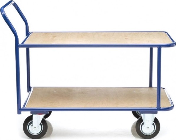 Тележка платформенная СТЕЛЛА-ТЕХНИК КП-2-160 2-х ярусная, 700х1200мм [КП-2-160-К]