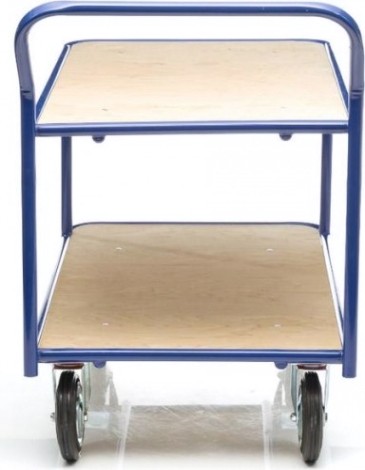 Тележка платформенная СТЕЛЛА-ТЕХНИК КП-2 2-х ярусная, 500х800мм [КП-2-Ф-5-8-125-К]