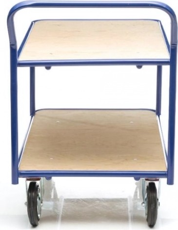 Тележка платформенная СТЕЛЛА-ТЕХНИК КП-2 2-х ярусная, 700х1200мм, металл [КП-2-М-200-К]