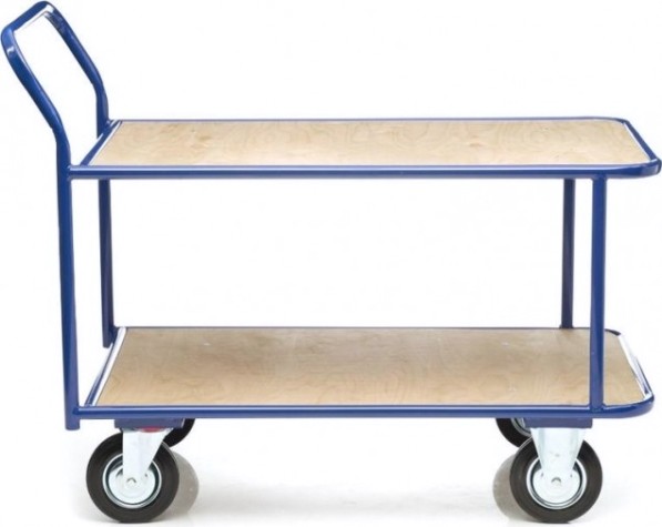 Тележка платформенная СТЕЛЛА-ТЕХНИК КП-2-200 2-х ярусная, 700х1200мм [КП-2-200-К]