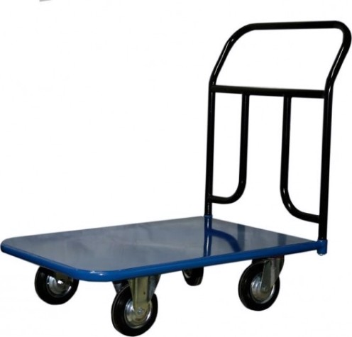 Тележка платформенная СТЕЛЛА-ТЕХНИК КП-300 4-х колесная (600х900) 125-K, до 300 кг [КП-300-125-К]
