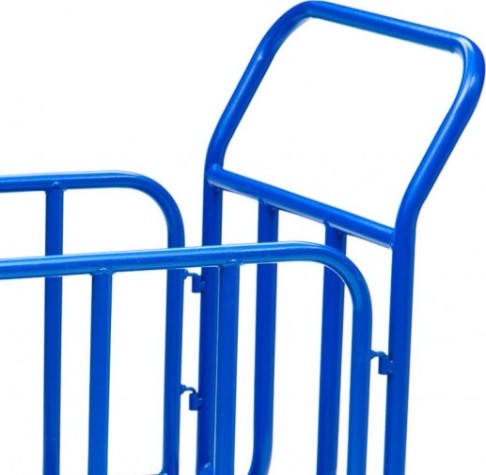 Тележка платформенная СТЕЛЛА-ТЕХНИК КПО-300Т-200 с бортами, 600х1000мм [КПО-300Т-200-И]