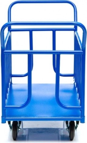 Тележка платформенная СТЕЛЛА-ТЕХНИК КПО-500Т-150 с бортами, 800х1200мм [КПО-500Т-150-И]