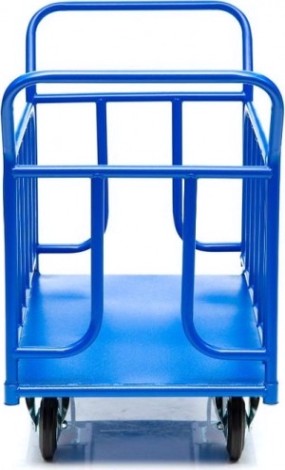 Тележка платформенная СТЕЛЛА-ТЕХНИК КПО-500Т-200 с бортами, 800х1200мм [КПО-500Т-200-И]