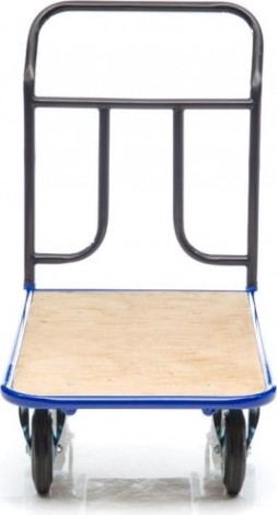 Тележка платформенная СТЕЛЛА-ТЕХНИК КПТ-500-150 с фанерой, 600х1000мм [КПТ-500-150-И]