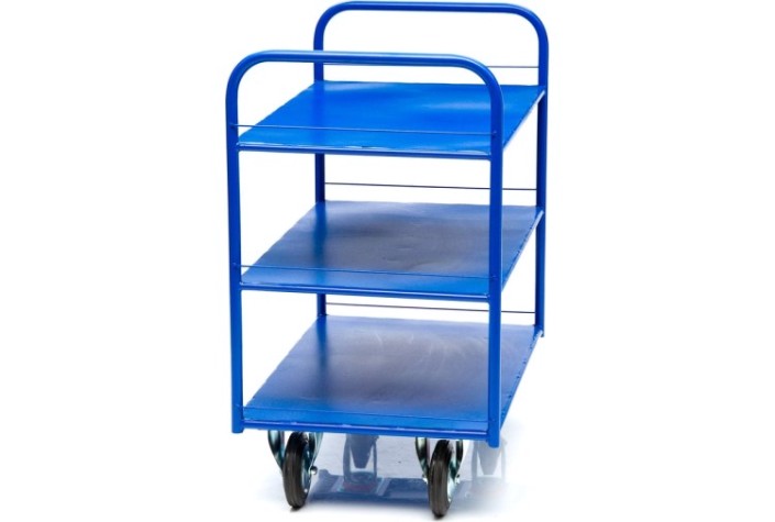 Тележка платформенная СТЕЛЛА-ТЕХНИК КР-3-150 3-х ярусная, 600х900мм [КР-3-150-И]
