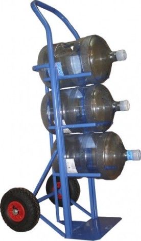 Тележка специальная СТЕЛЛА-ТЕХНИК КДВ-55 для бутылей с водой (-И) [КДВ-55-пневмо-255]