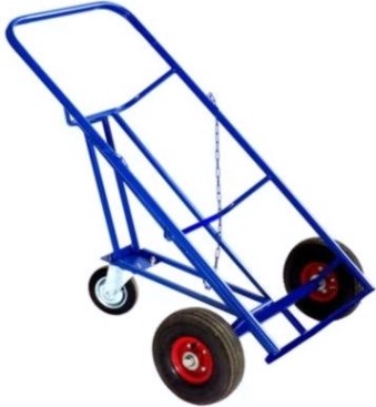 Тележка транспортировочная КБ-2 бочкокат на пневмо колесах (до 350 кг)