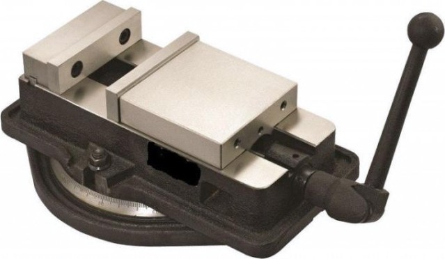 Тиски станочные STALEX QM16125 с поворотным основанием