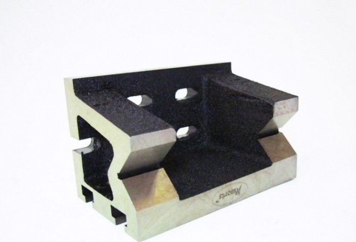 Уголок установочный Visprom 0020 с призмами 75х75х125 мм